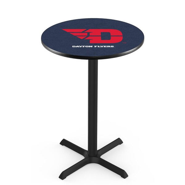 42" Blk Wrinkle University of Dayton Pub Table